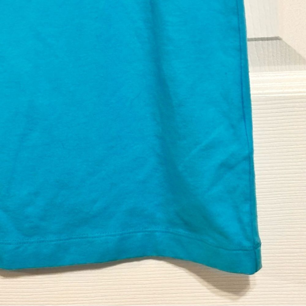 Kate Spade | Women’s Blue Cammy Tank Turquoise Cotton Decorative Bows Top M - Picture 7 of 16